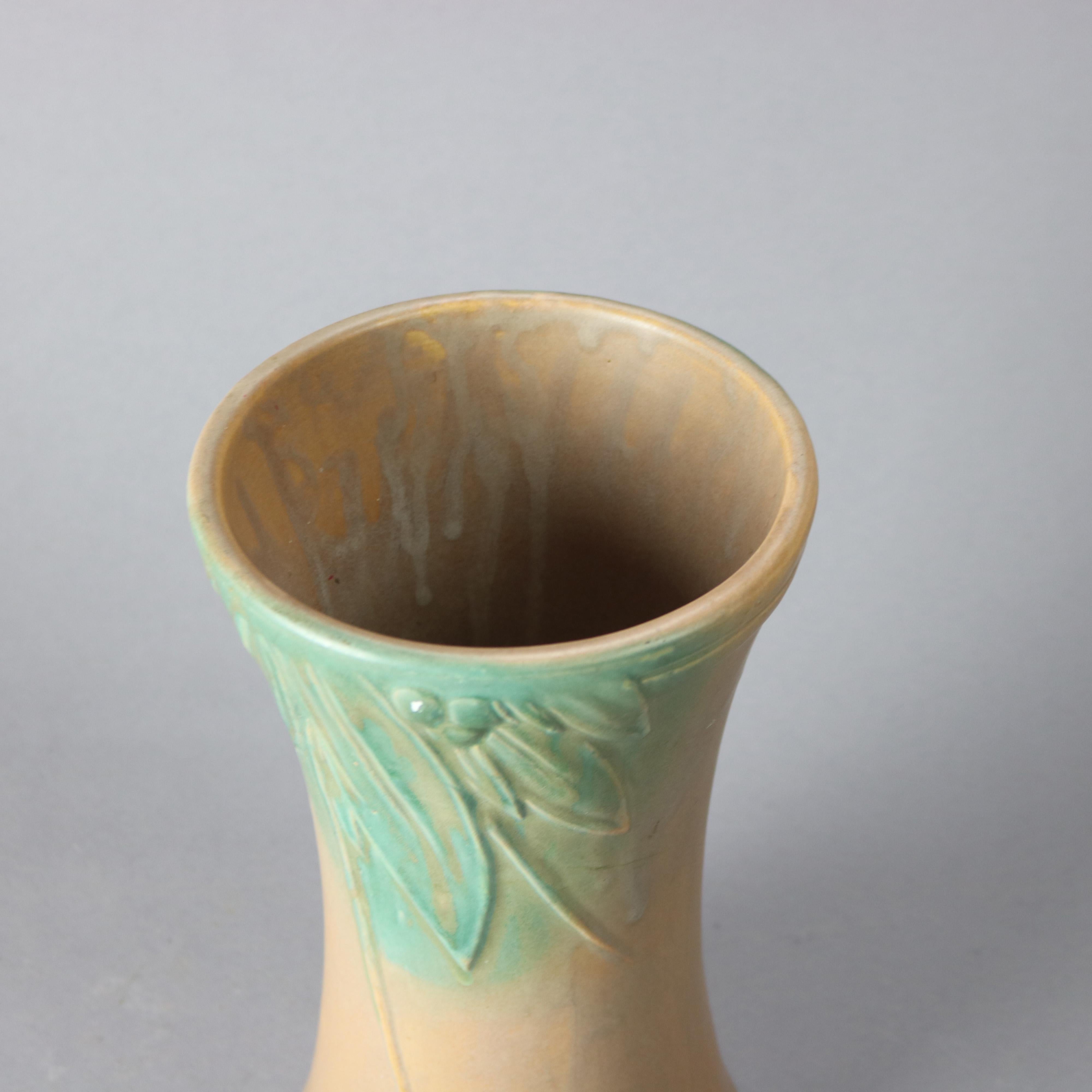 Antique McCoy Art Pottery Vase, circa 1930 In Good Condition In Big Flats, NY