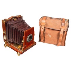 Antique McKellen's Field Camera, English, Carry Case, Photography, Victorian