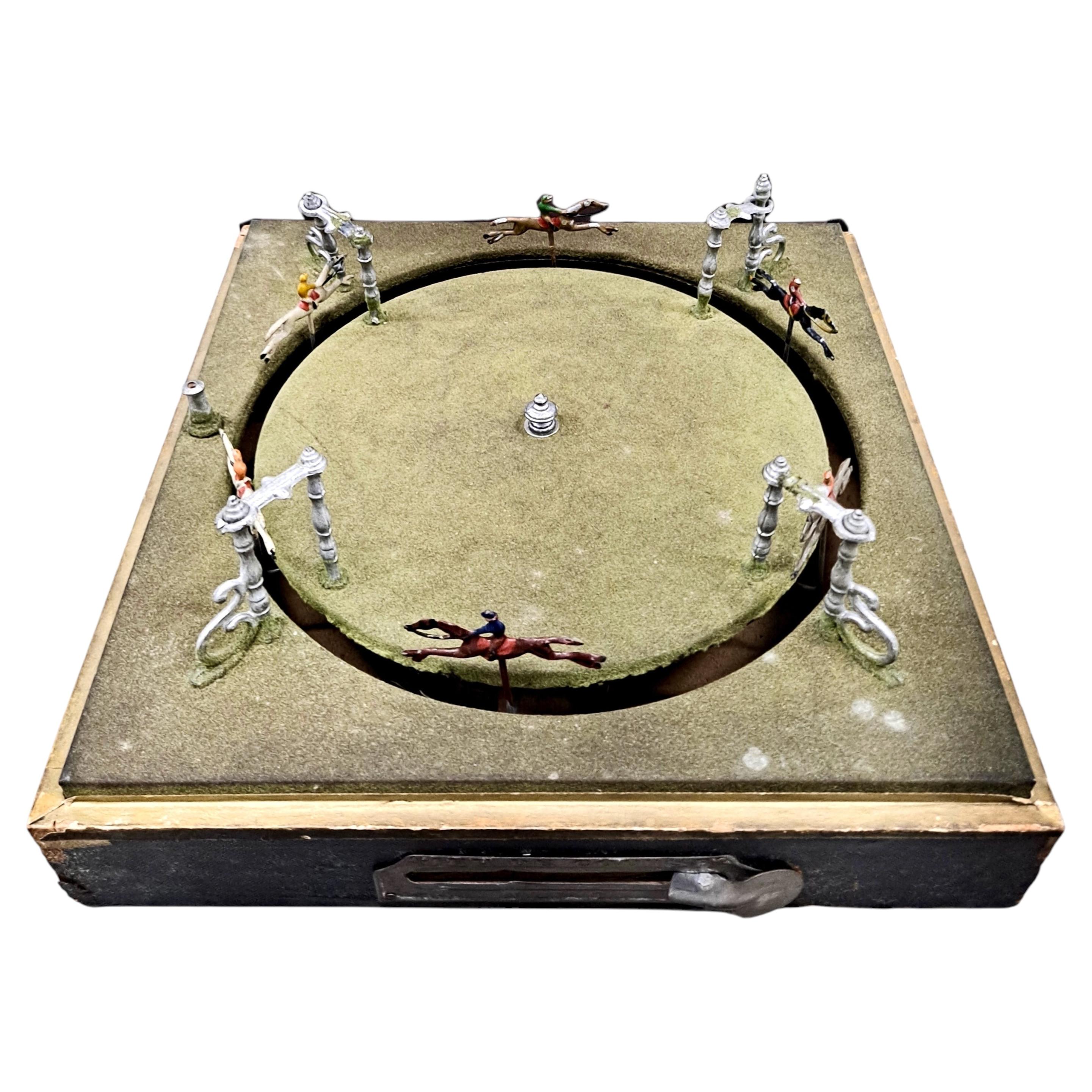 Antique Mechanical Racing Game, "Jeu de Course" by M.J. & Cie