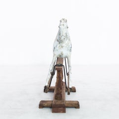 Antique Mechanical Rocking Horse