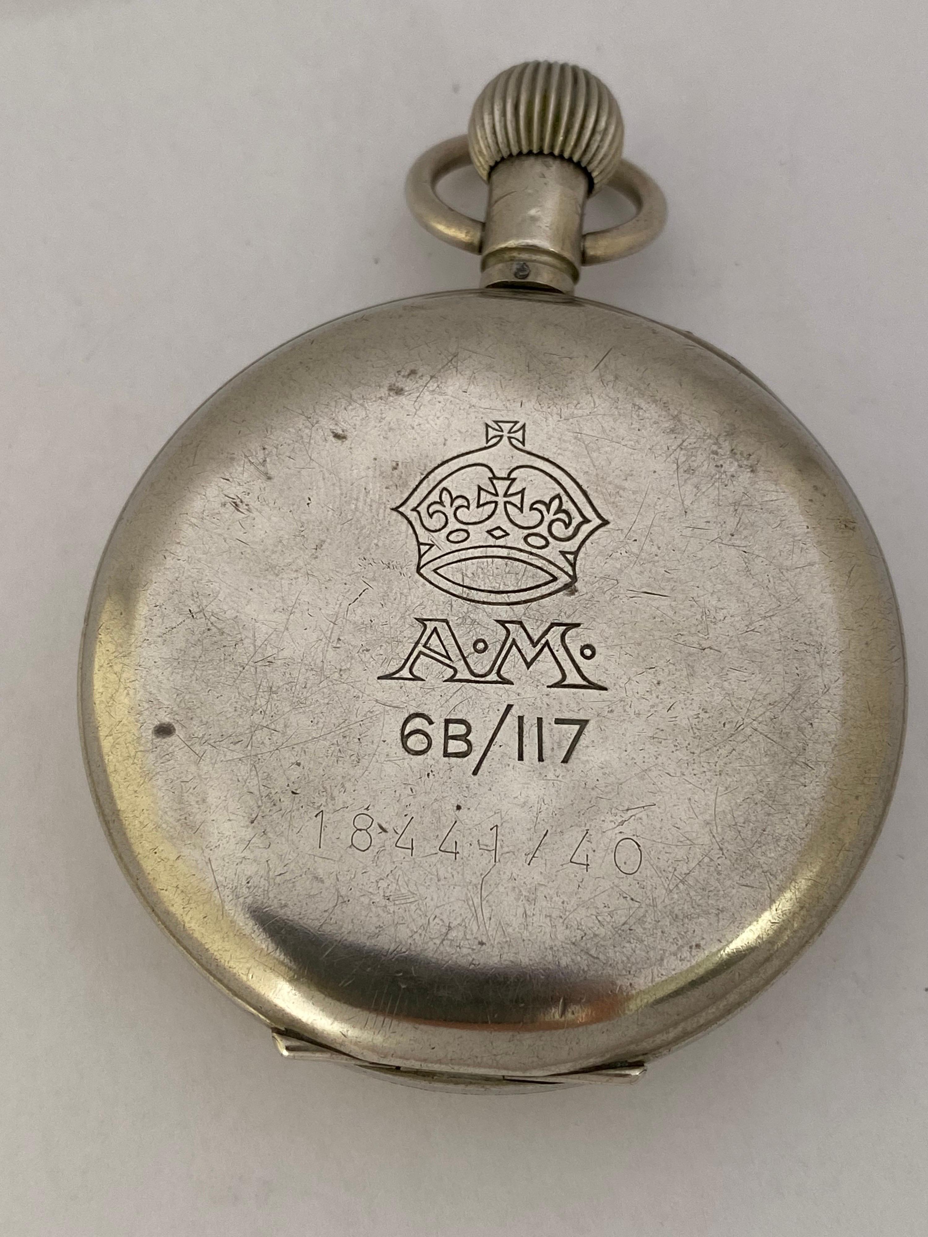 Antique Mechanical Silver Plated Stop Watch In Good Condition For Sale In Carlisle, GB