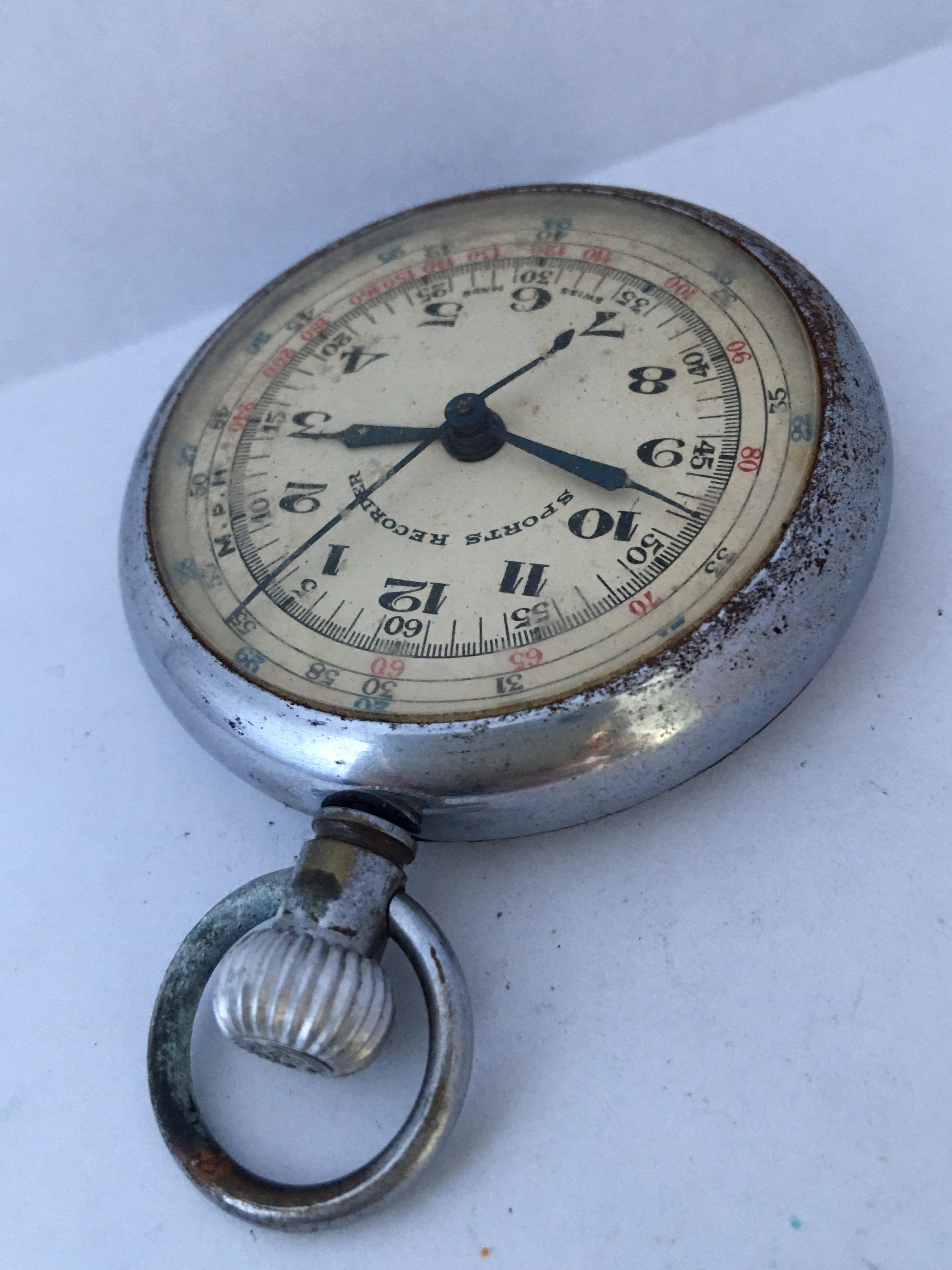 Antike mechanische Sportarmbanduhr, Taschenuhr im Zustand „Relativ gut“ im Angebot in Carlisle, GB