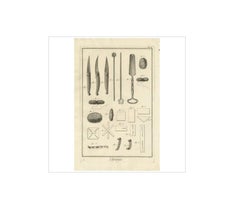 Antique Medical Print 'Pl. II' by D. Diderot, circa 1760