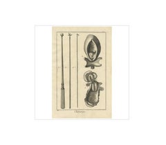 Antique Medical Print 'Pl. V' by D. Diderot, circa 1760