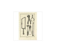 Antique Medical Print ‘Pl. XXI’ by D. Diderot, circa 1760