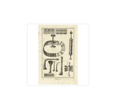 Antique Medical Print 'Pl. XXXI' by D. Diderot, circa 1760