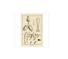 Antique Medical Print 'Pl. XXXIV' by D. Diderot, circa 1760