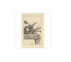 Antique Medical Print 'Seconde Pl. XIV' by D. Diderot, circa 1760