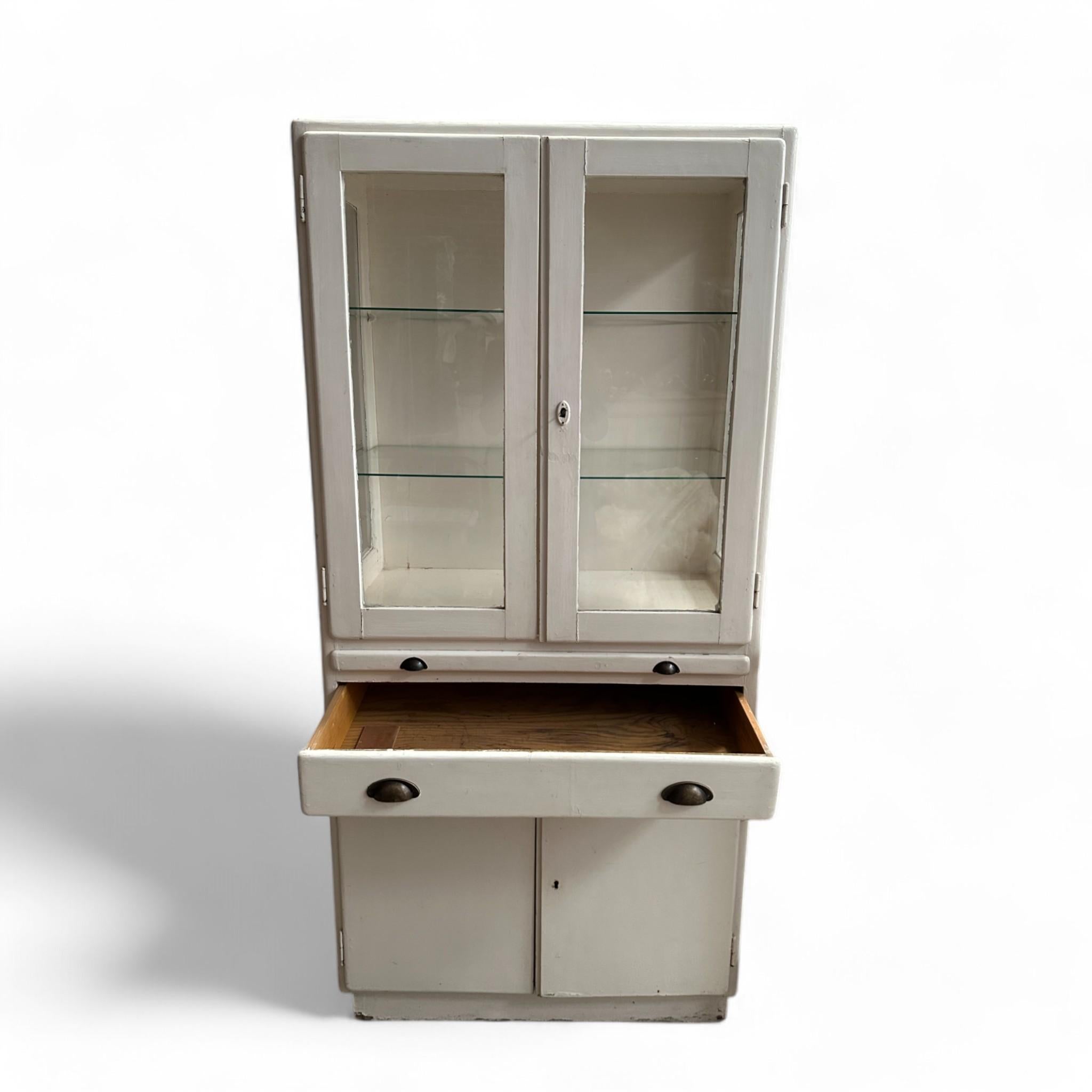 European Antique Medicine Cabinet For Sale