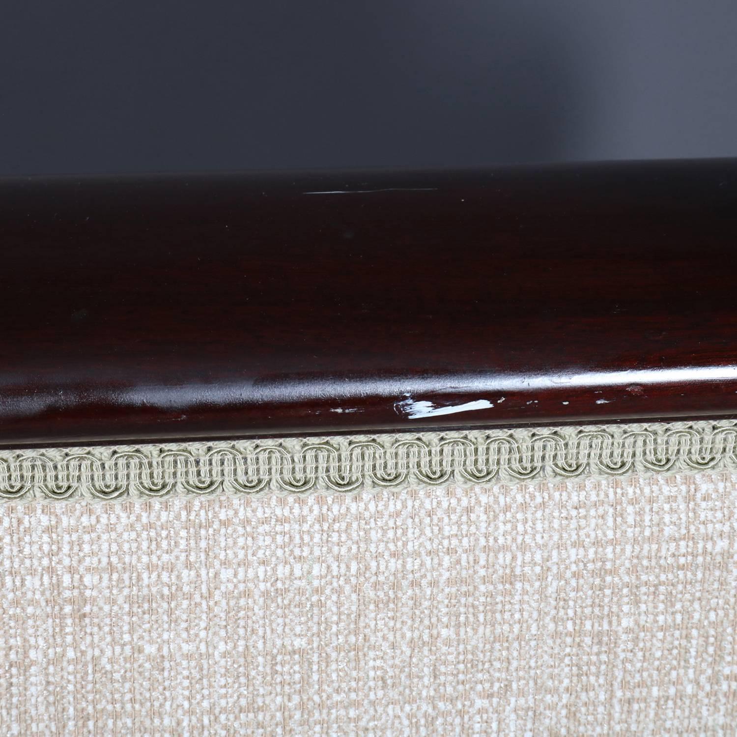 Antique Meeks School American Empire Classical Carved Mahogany Sofa, circa 1840 8