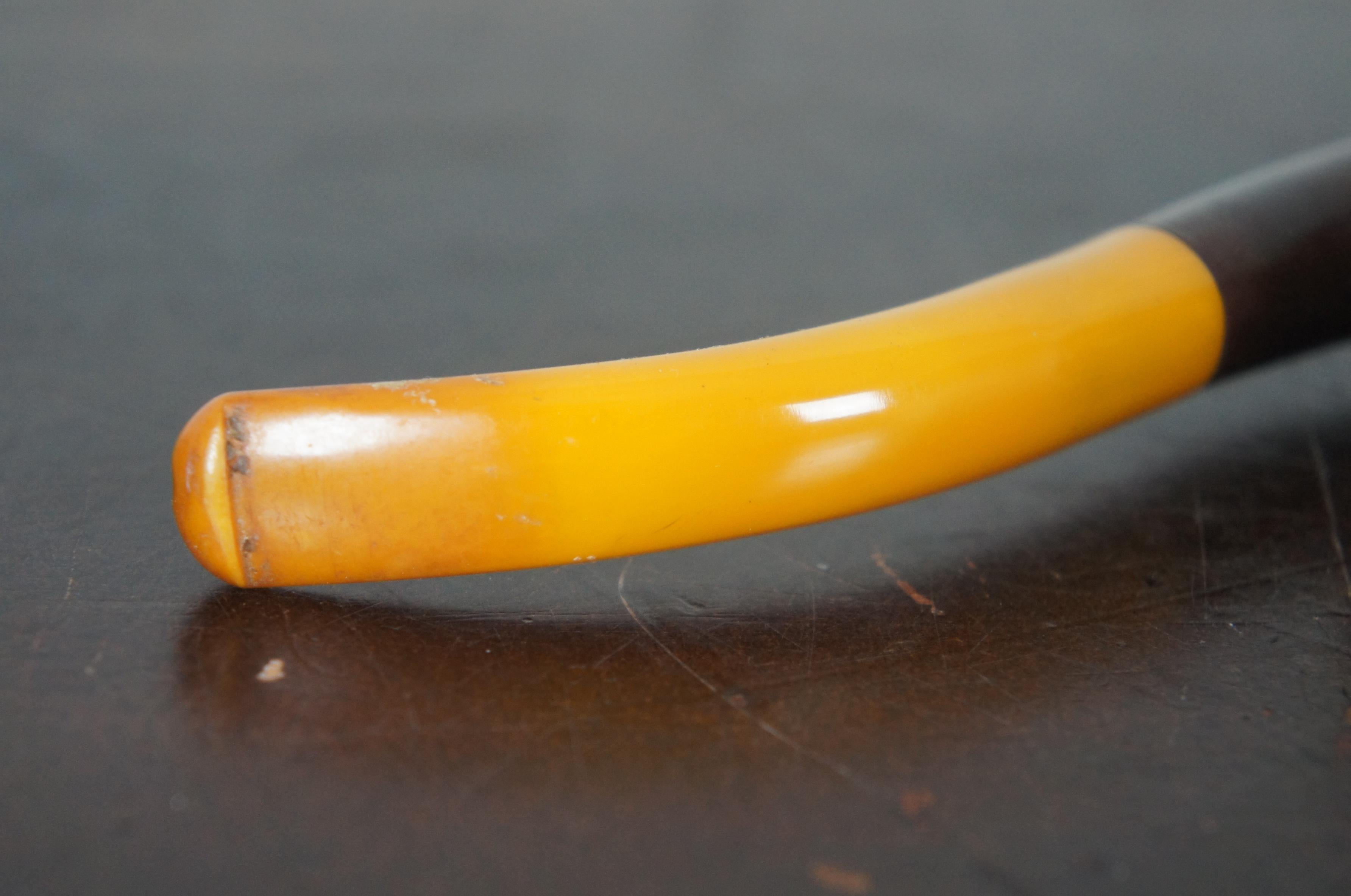 amber pipe stem
