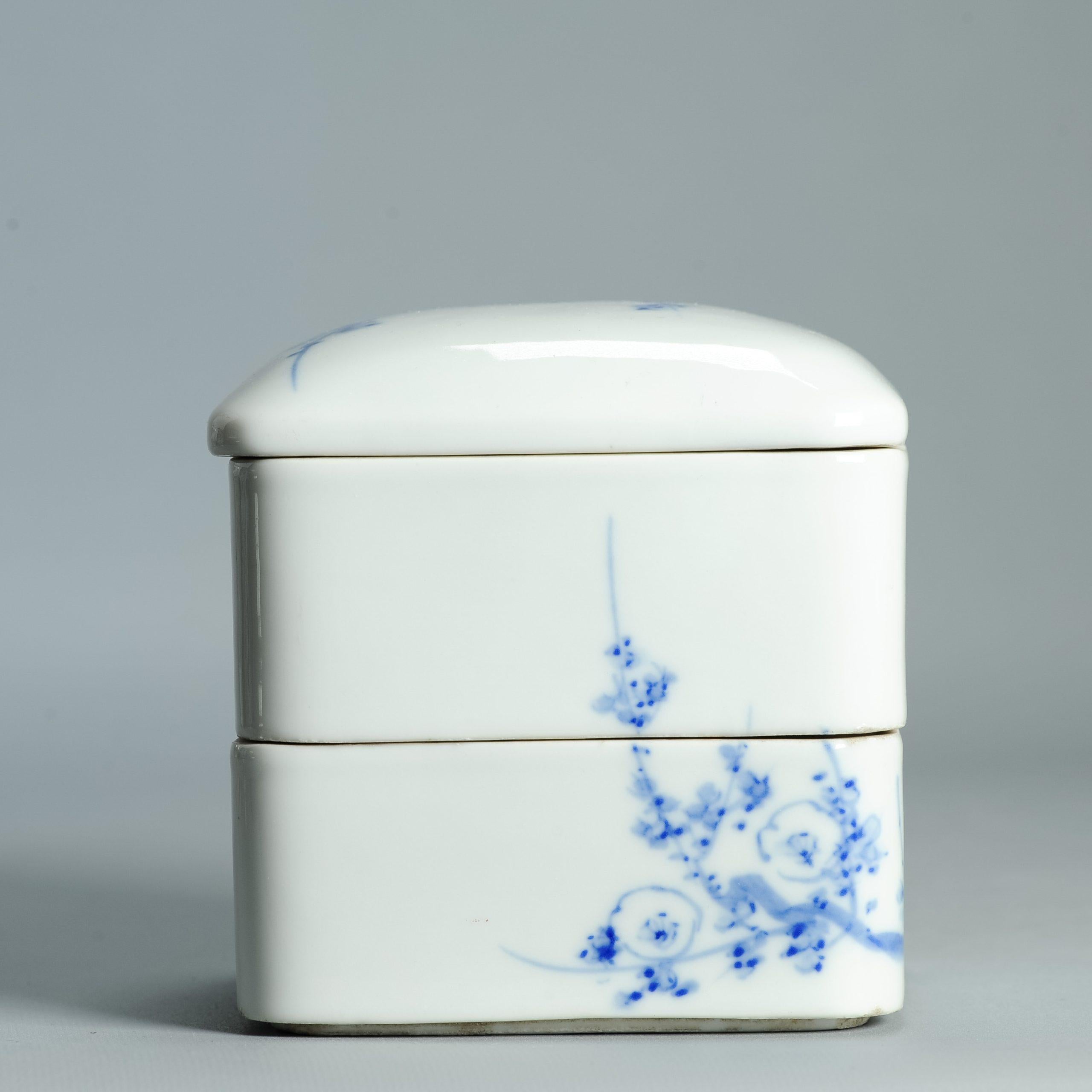 Antigua Caja de Ceremonia del Té Japonesa Jubako Ikegawa Meiji del siglo XIX Japón en venta 7