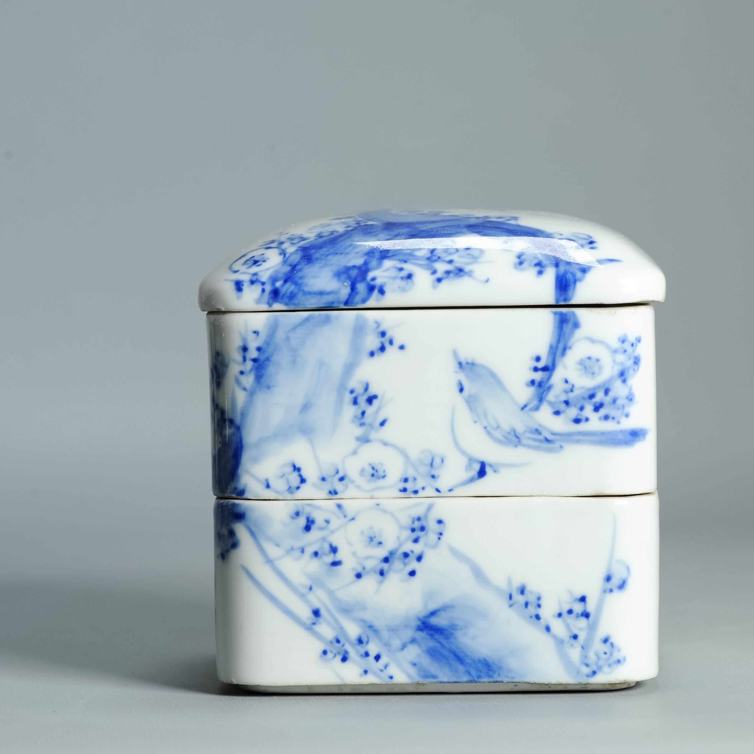 Antigua Caja de Ceremonia del Té Japonesa Jubako Ikegawa Meiji del siglo XIX Japón en venta 9