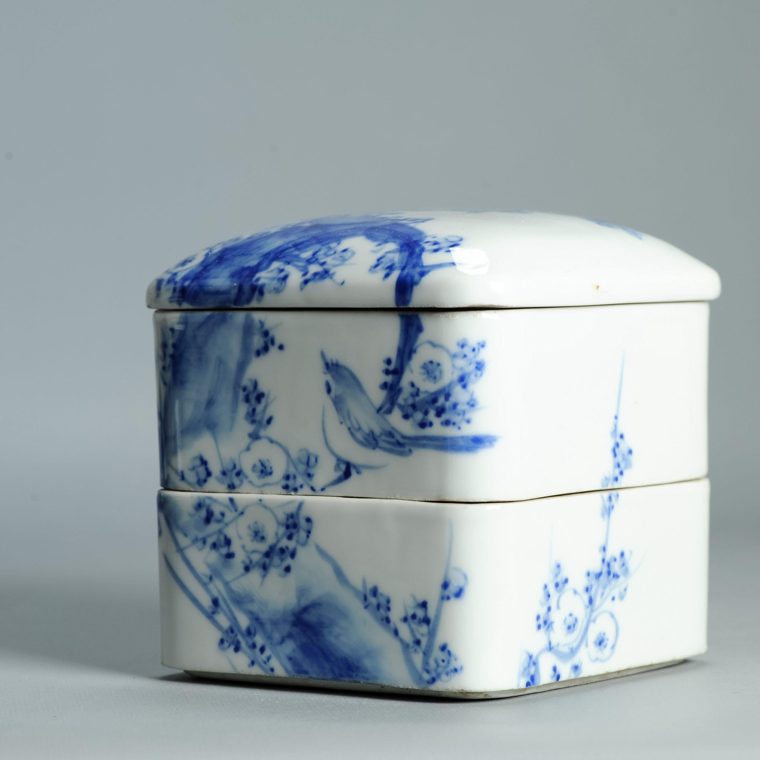 Antigua Caja de Ceremonia del Té Japonesa Jubako Ikegawa Meiji del siglo XIX Japón en venta 10