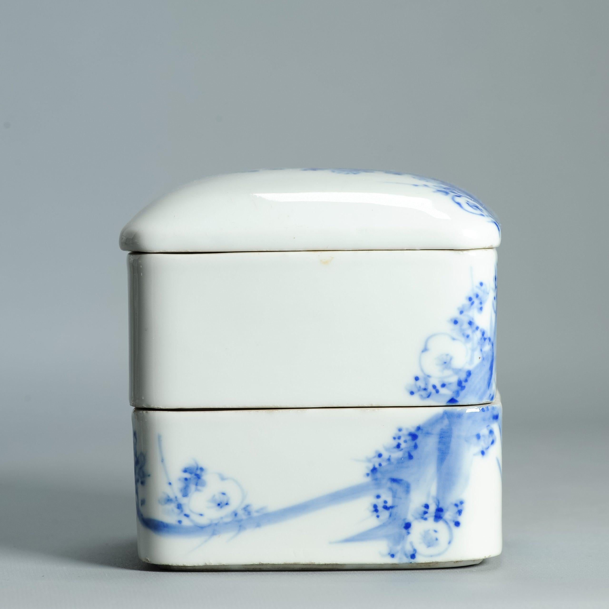 Antigua Caja de Ceremonia del Té Japonesa Jubako Ikegawa Meiji del siglo XIX Japón en venta 11