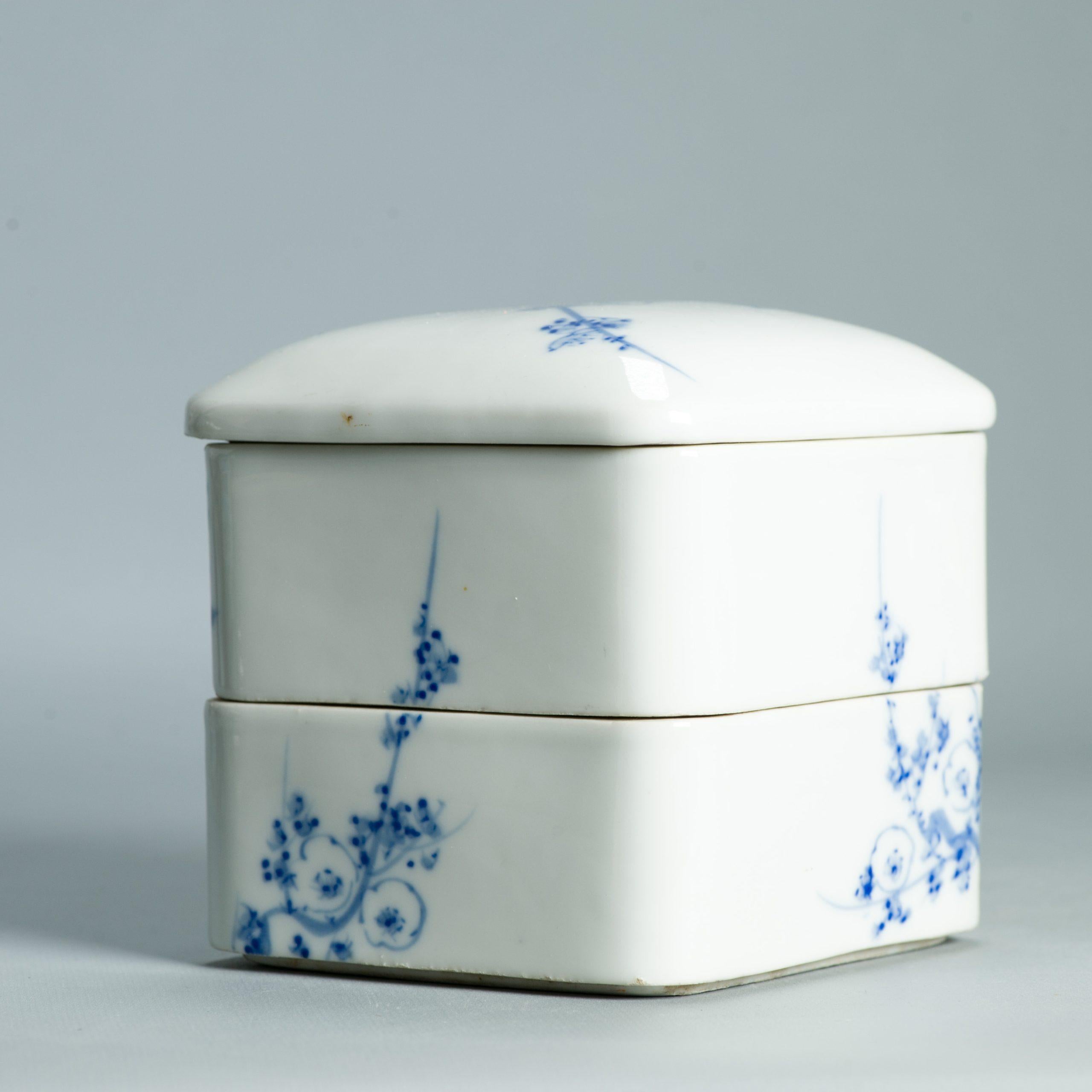 Antigua Caja de Ceremonia del Té Japonesa Jubako Ikegawa Meiji del siglo XIX Japón en venta 4