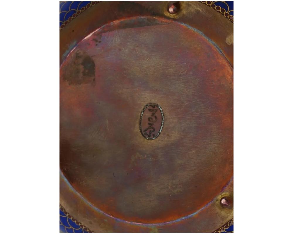 Antiguo Juego de Té de Esmalte Cloisonné Japonés de la Era Meiji en venta 1
