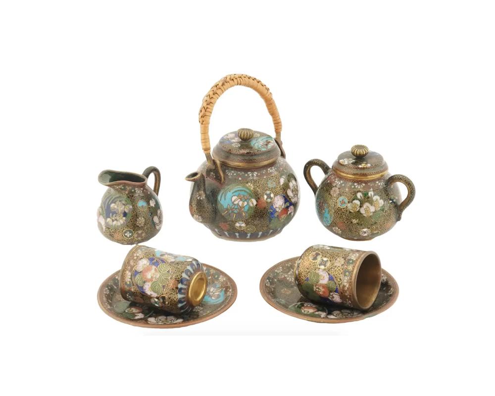 vintage japanese tea set