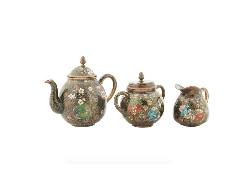 valuable antique japanese tea set