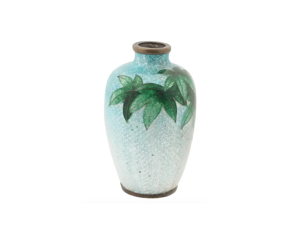 Cloissoné Antique Meiji Japanese Ginbari Cloisonne Vase