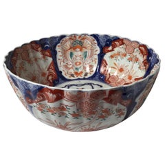 Antique Meiji Period Imari Porcelain Bowl