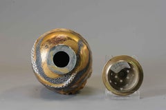 Antique Meiji Period Japanese Satsuma Vase Arhats Dragon Choshuzan Workshop