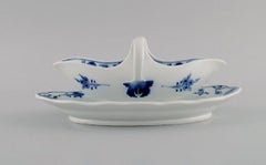 Antique Meissen Blue Onion Sauce Bowl in Hand-Painted Porcelain, Late 19th C