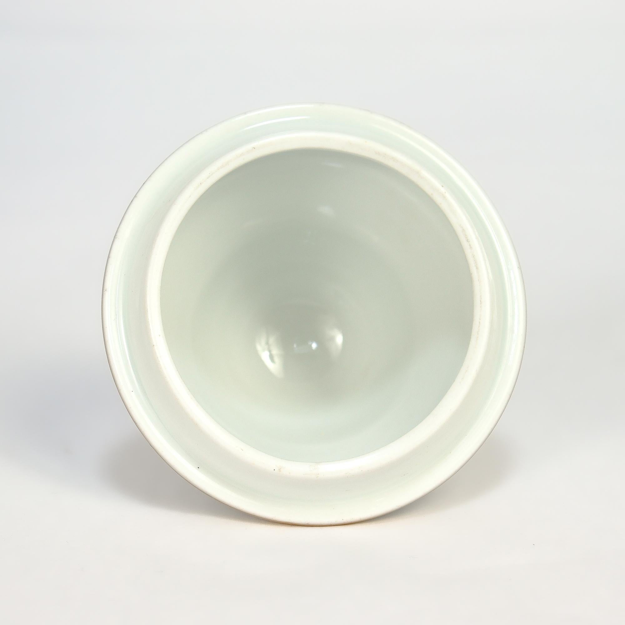 Antike Meissen Porcelain Jugendstil bedeckt Urne oder Vase mit Stiefmütterchen & Veilchen im Angebot 8