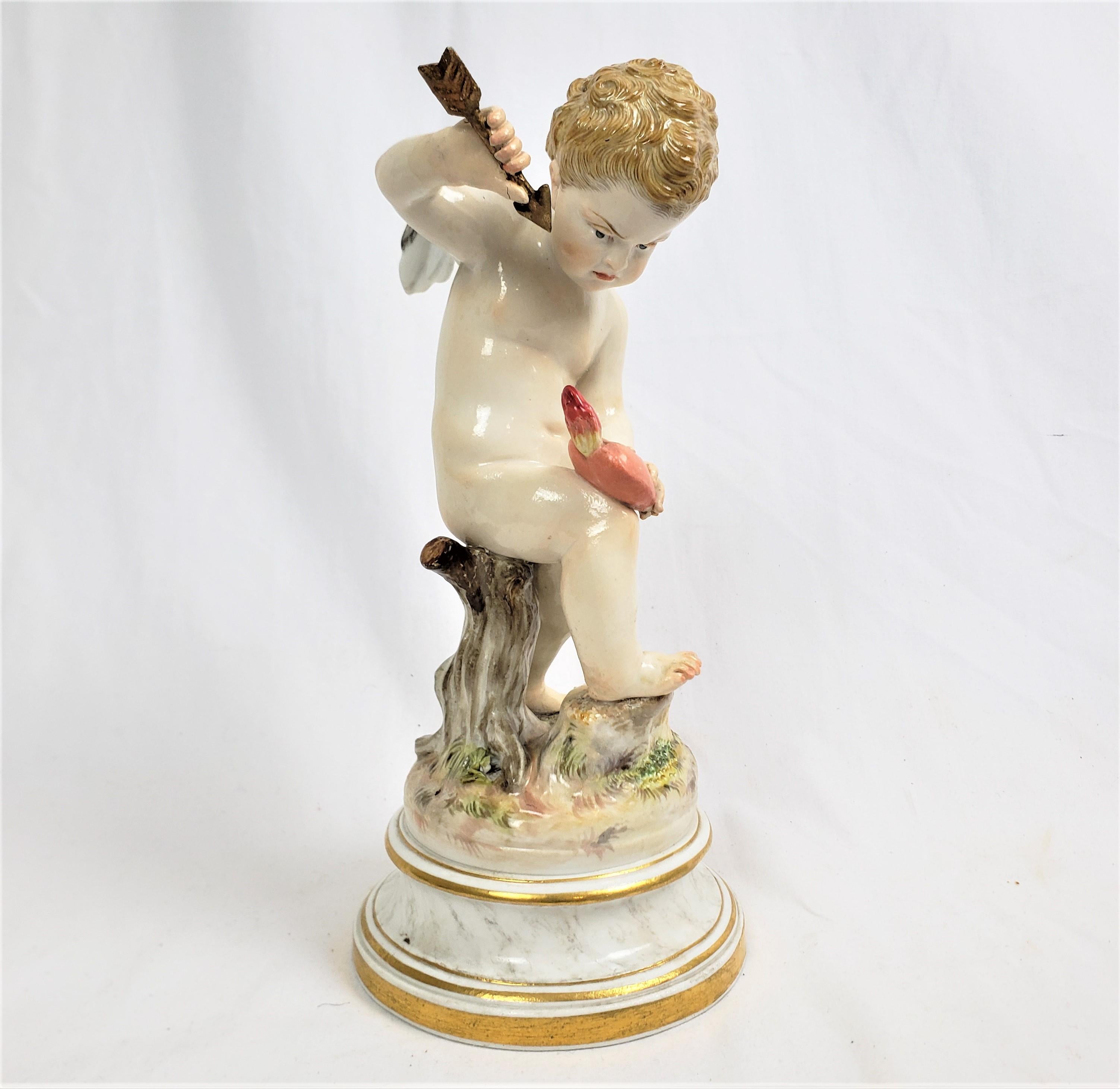 cupid holding a heart