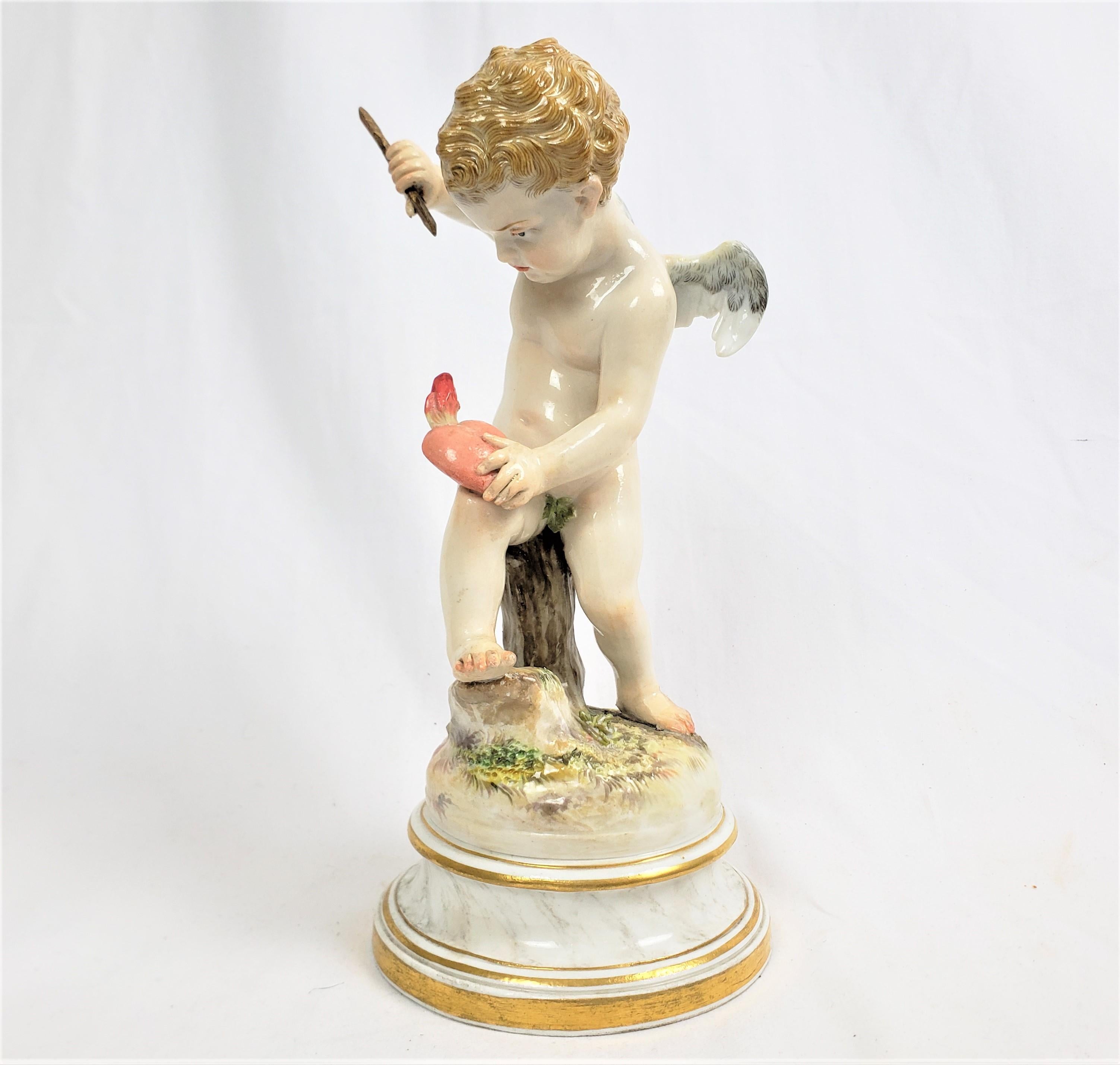 porcelain cupid figurines