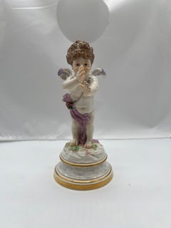 Antique Meissen Porcelain Model L125 Figure of A Cupid Mocking