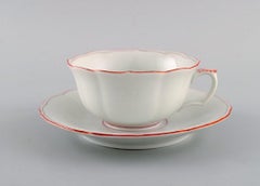 Antique Meissen Tea Service for Four People, Approx. 1900