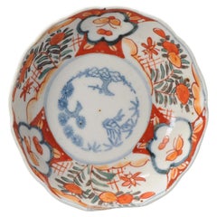 Antique Meji Period Imari Japanese Porcelain Bowl Arita, 19th C