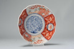 Antique Meji Period Imari Japanese Porcelain Bowl Arita, 19th Century