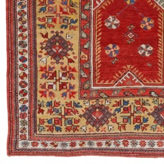Antique Melas Prayer Rug - Middle Of The 19th Century Anatolian Milas Prayer Rug