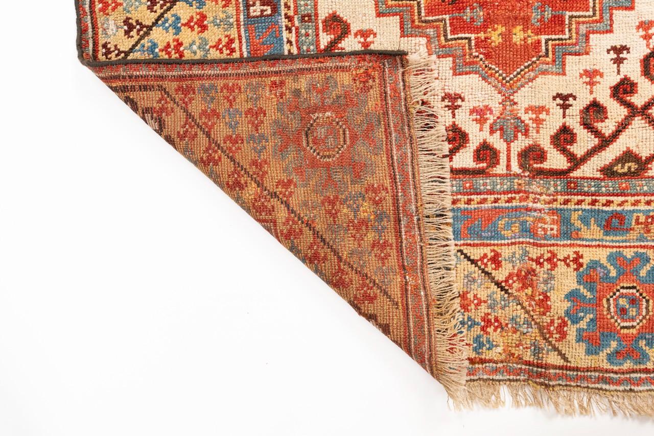 19th Century Antique Melas Turkish Prayer Rug  For Sale