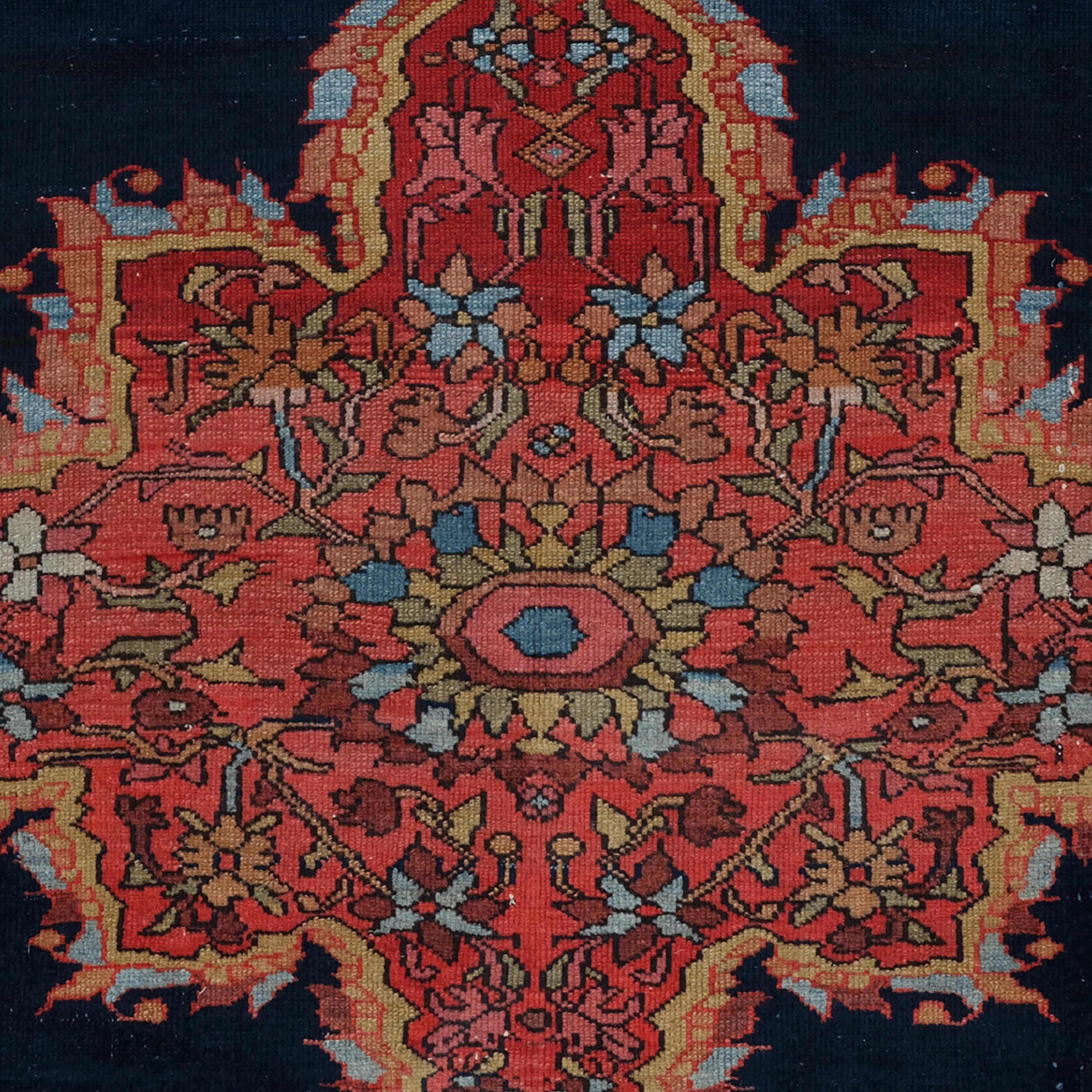 Antiker Melayer-Teppich - 19. Jahrhundert Melayer-Teppich, antiker handgewebter Teppich (Persisch) im Angebot