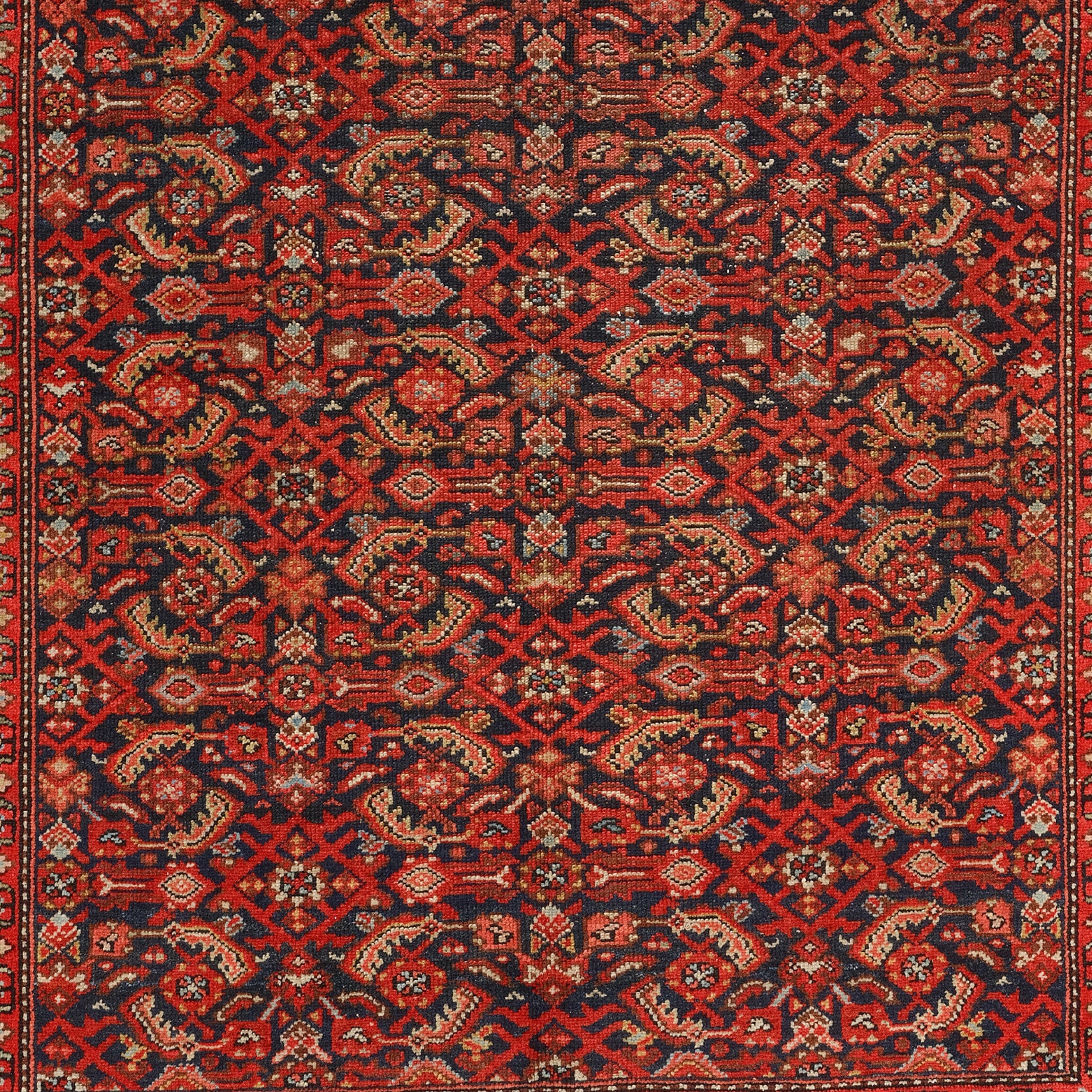 Antiker Melayer-Teppich - 19. Jahrhundert Melayer-Teppich, Vintage-Teppich (Asiatisch) im Angebot