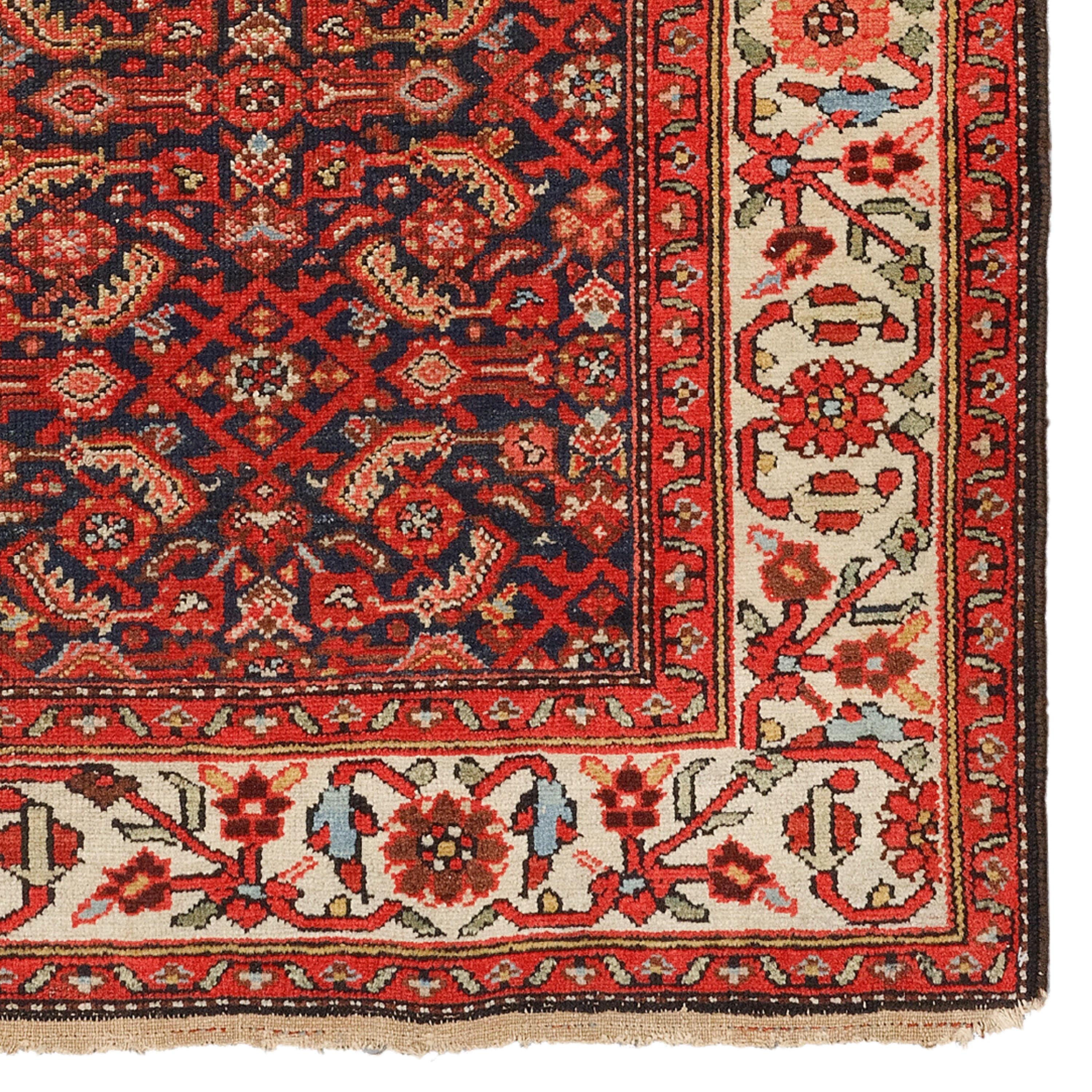 Antiker Melayer-Teppich - 19. Jahrhundert Melayer-Teppich, Vintage-Teppich (Wolle) im Angebot