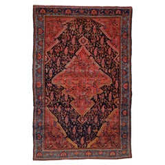 Antiker Melayer-Teppich - 19. Jahrhundert Melayer-Teppich, Vintage-Teppich, Malayer-Teppich
