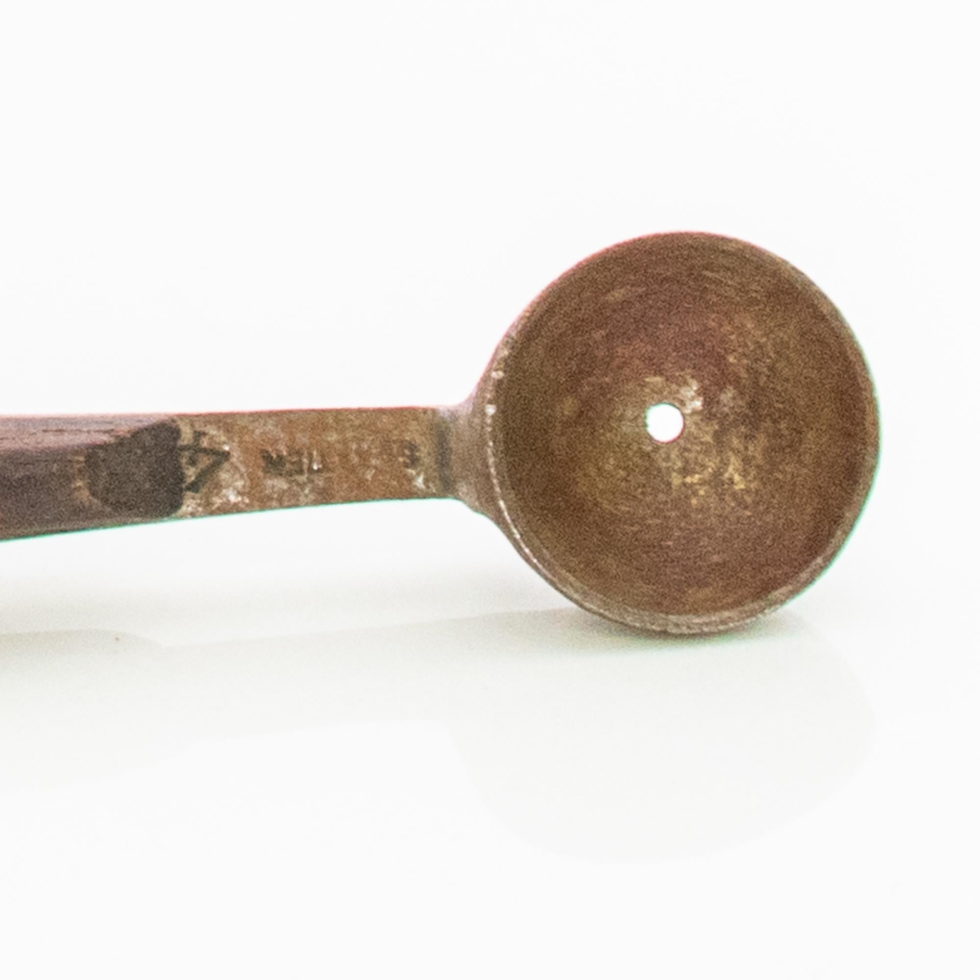 Mid-20th Century Antique Melon Baller Scoop Lovely Rosewood Handle made in FRANCE Sabatier 