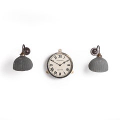 Antique Mercury Glass Haberdashery Wall Light (One Remaining)