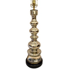 Antique Mercury Glass Lamp