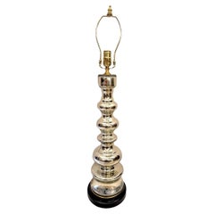 Antique Mercury Glass Lamp