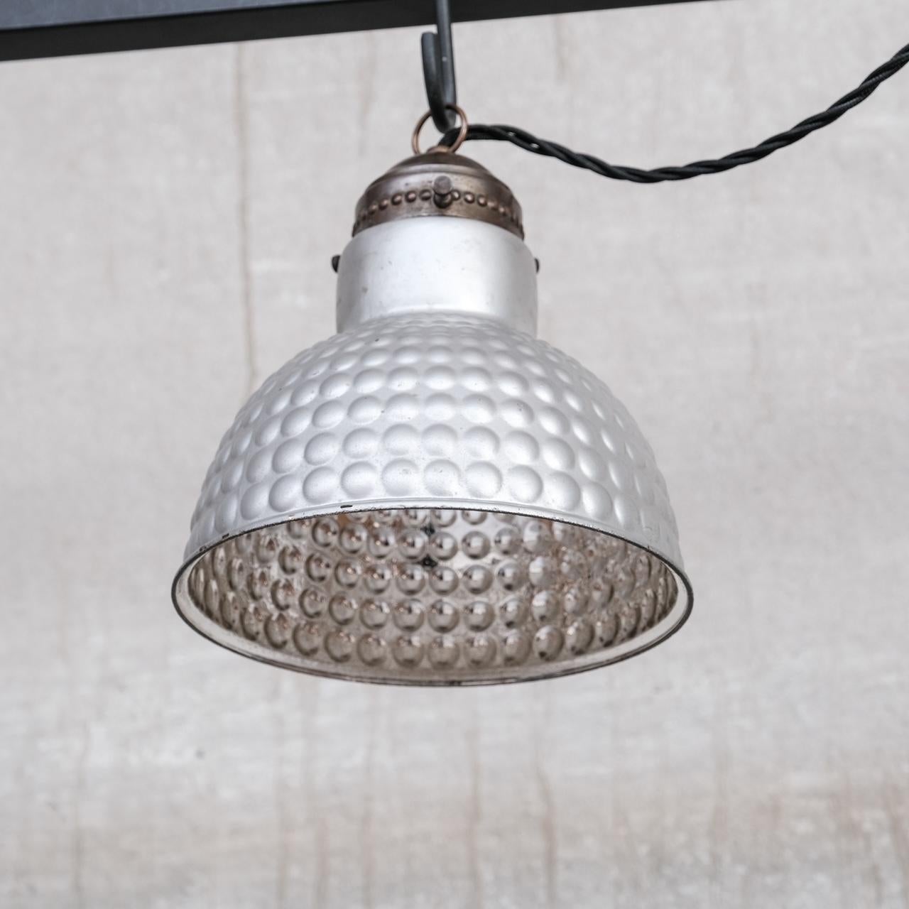 Antique Mercury Glass Pendant Lights '4 Available' In Good Condition For Sale In London, GB