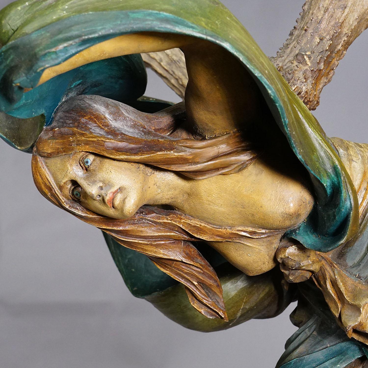 Antique Mermaid Lusterweibchen ca. 1900s For Sale 2
