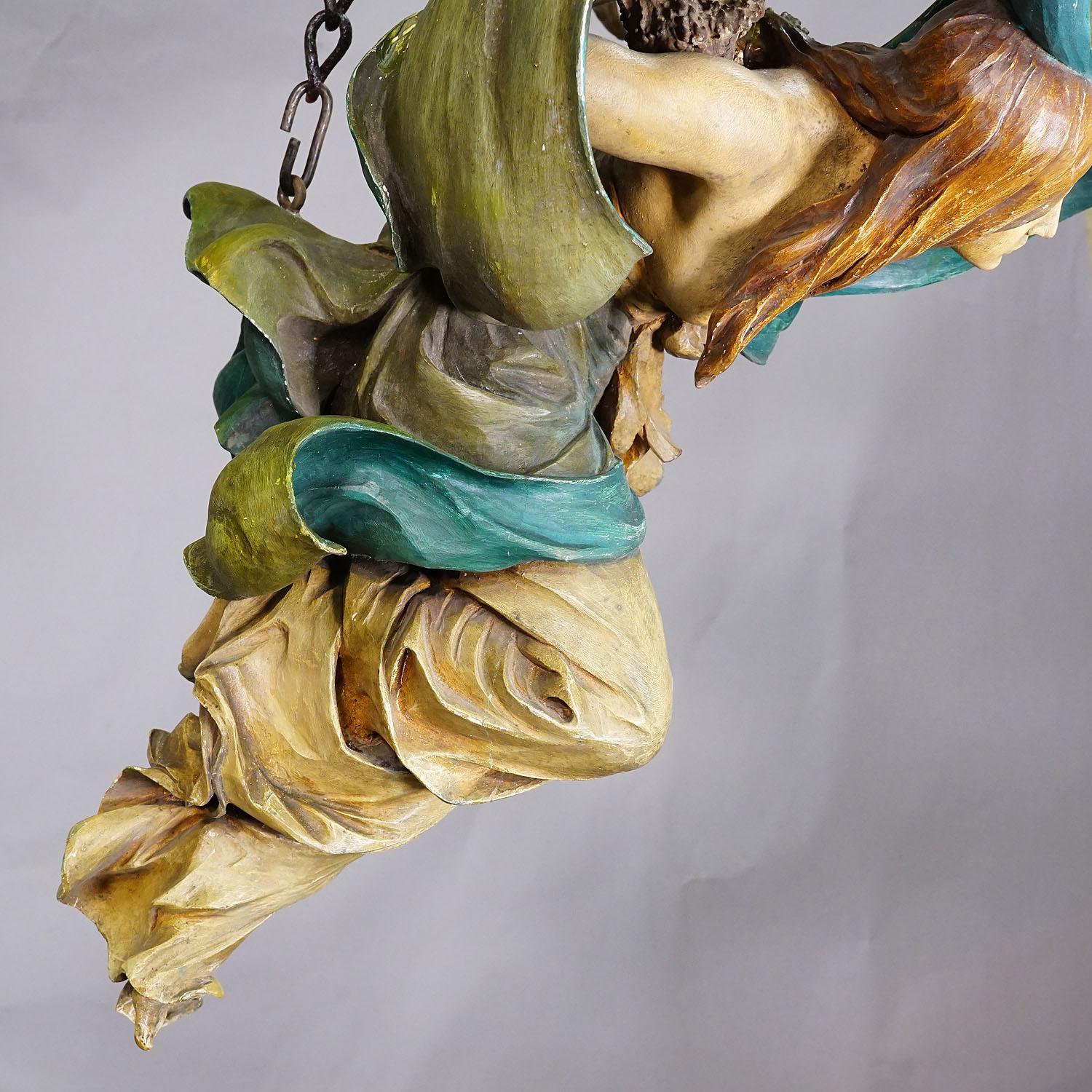 19th Century Antique Mermaid Lusterweibchen ca. 1900s For Sale