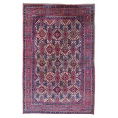 Used Meshed Carpet - Vintage Carpet