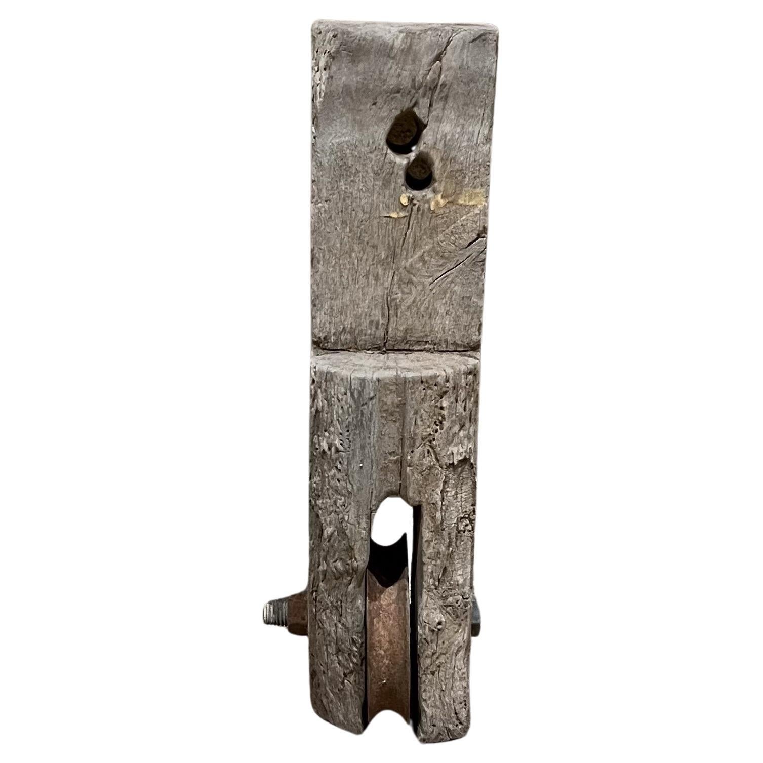 Ancienne ferme rustique en bois de Mesquite Pulley