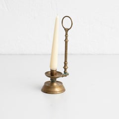 Antique Metal Candle Holder, circa 1930